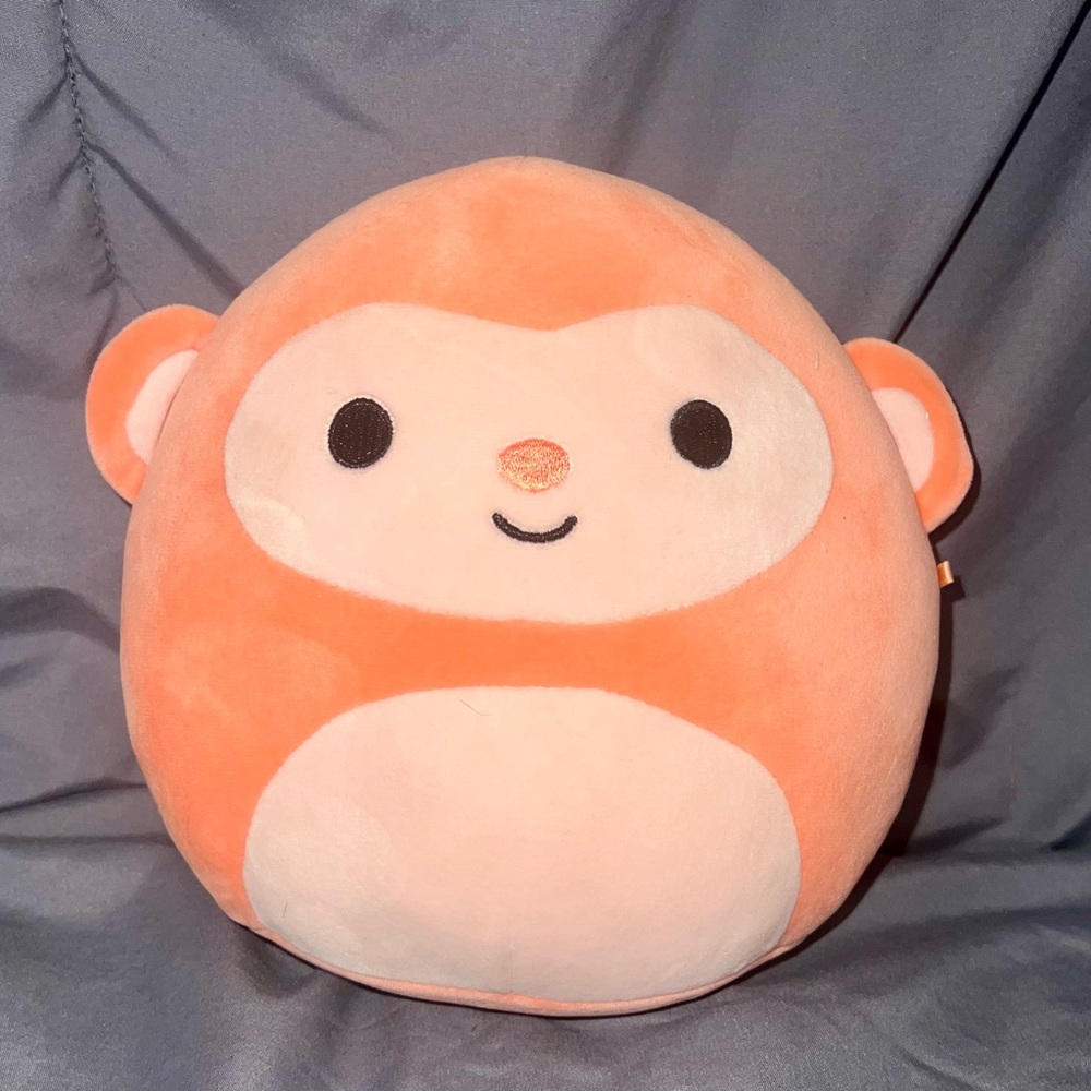 Squishmallows Kellytoy Plush Animal Squad Elton the Monkey 7.5